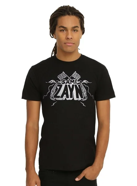 

men fashion shirt Printed T-shirt Sami Zayn Hot Rod T-Shirt men's casual shirt