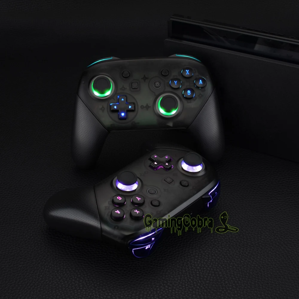 Многоцветные светящиеся джойстики с экстремальным эффектом D-pad ABXY ZR ZL L R