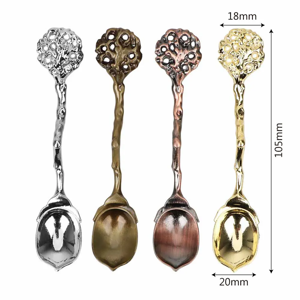 Десертная ложка креативный Королевский Стиль сплав винтажные столовые приборы
