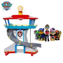 Paw Patrol Toys Dog Captain Patrulla Canina Set Rescue Base Command Center Puppy Patrol Anime Action Figures Model Toy Kid Gifts