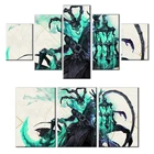 Игровые плакаты leadh the Chain Warden League of Legends, постеры на холсте для домашнего декора, искусство на стену