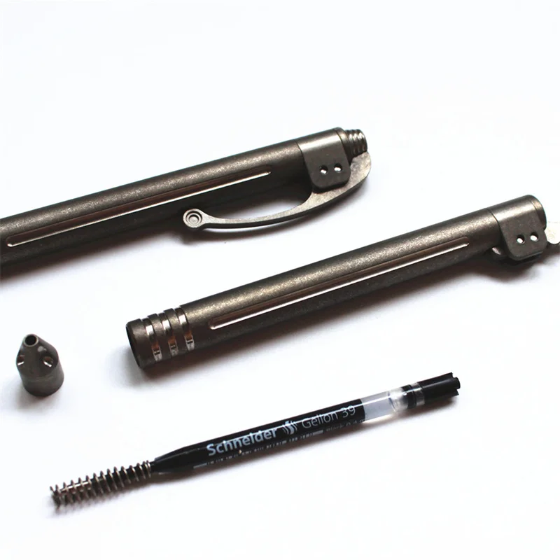 Murah Versi Baru EDC Gear Titanium Taktis Pena Menulis Saku Mini Pen Berkemah Di Luar Ruangan Alat EDC Pen Metal