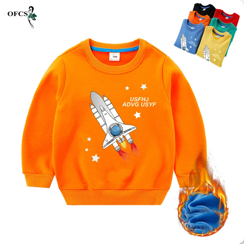 

Новая распродажа, милая одежда для маленьких мальчиков, модная куртка, детская зимняя толстовка с бархатным утеплителем, свитшоты, детская ...