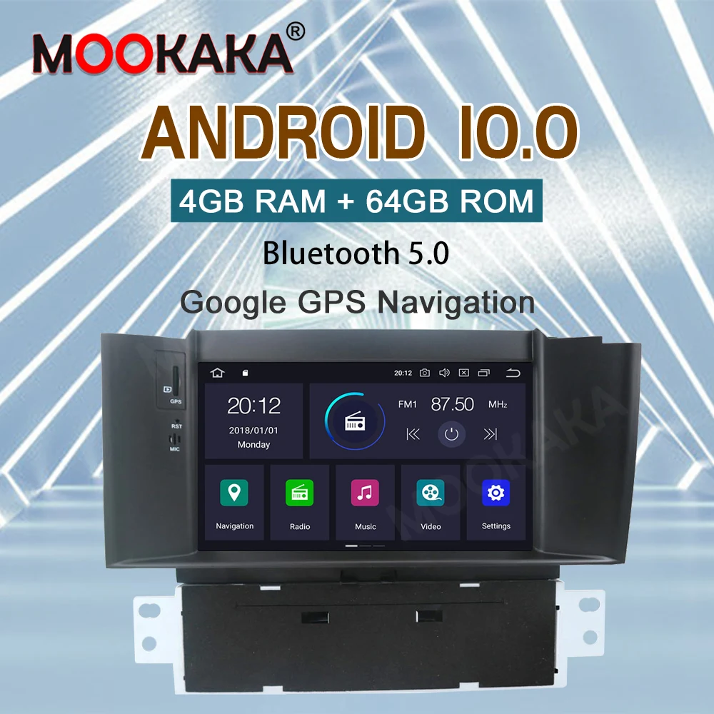 

Carplay Android 10 Screen 2011 2012 2013 2014 2015 For Citroen C4 C4L DS4 Multimedia Stereo Audio Radio Recorder GPS Head Unit