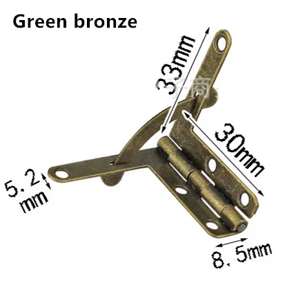 

4 шт. Золотая петля bisagra, угол 90 градусов, мебельная опора, пружинная петля для винной шкатулки, подарочная коробка для ювелирных изделий, мебельные аксессуары