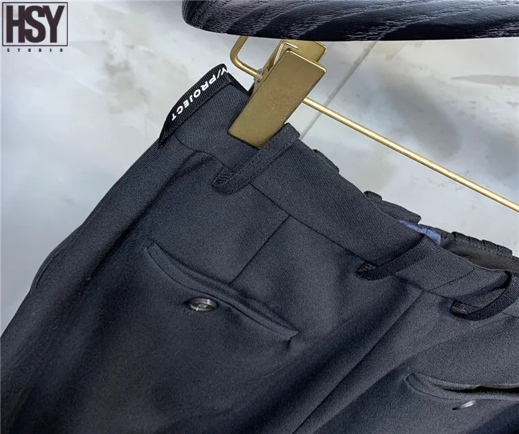 2019 Осень Зима Новый женский высококачественный Элегантный Джокер черный костюм