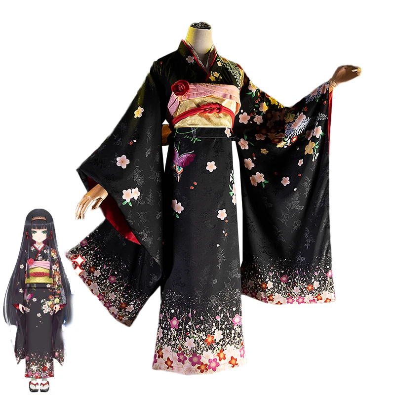 Женское кимоно для косплея Карнавальный костюм вечевечерние НКИ юката |