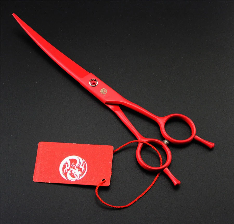 Профессиональные японские ножницы из нержавеющей стали 6CR для груминга домашних