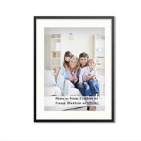 modern photo frames for picture 30x40cm a3 without mat 21x30cm a4 with mat black white plexiglass poster canvas print wall art