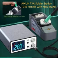 AIXUN T3A T245 936 Solder Iron Pen Holder for Intelligent Soldering Station T245 Handle Soldering Iron Tips Welding Iron Station