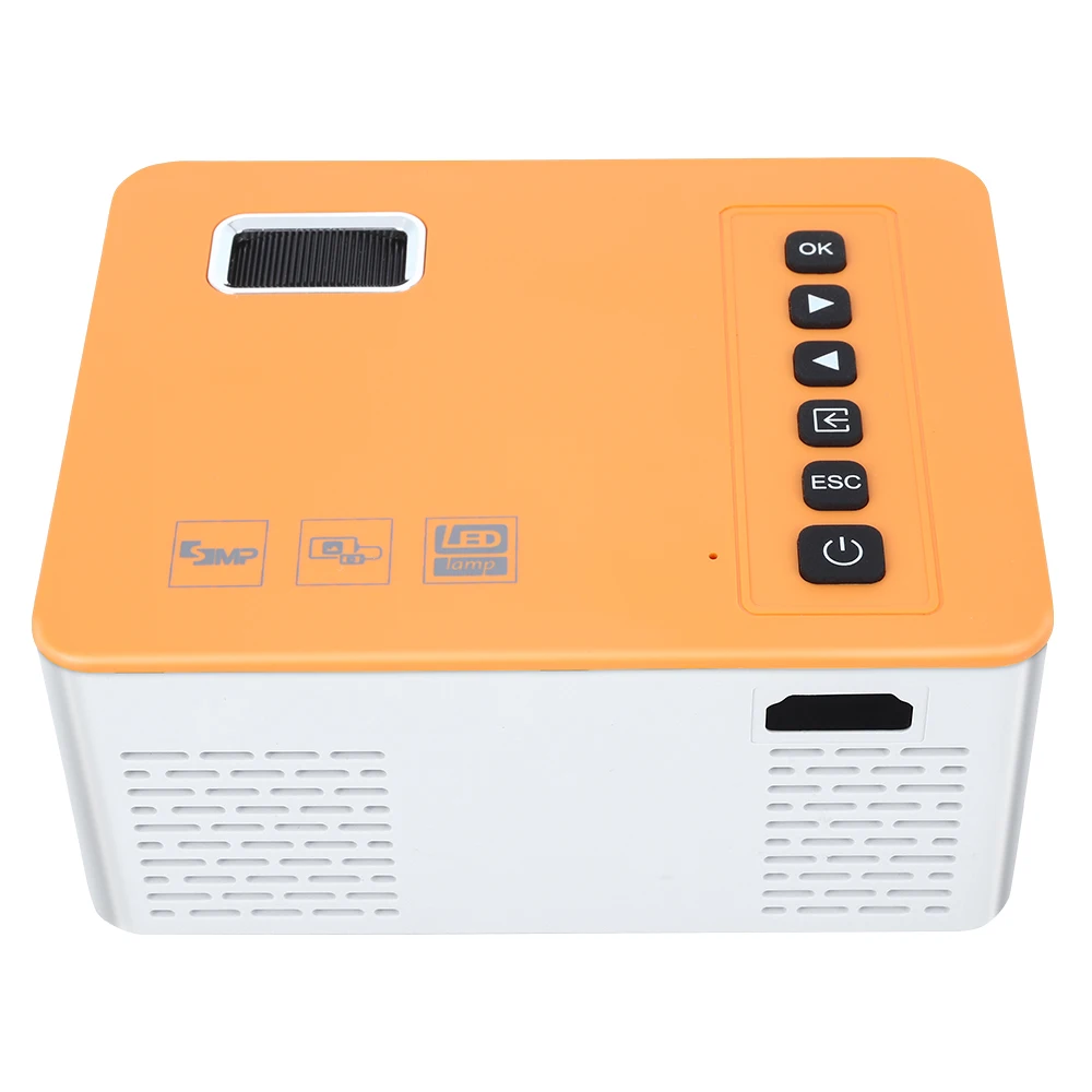 UC28D home children led projector mini portable family mobile phone projector support TF card video game player projector