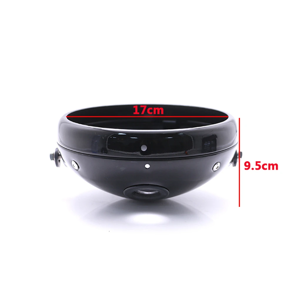 Мотоциклетный 7 дюймовый светодиодный налобный фонарь крышка для кафе Racer чоппер