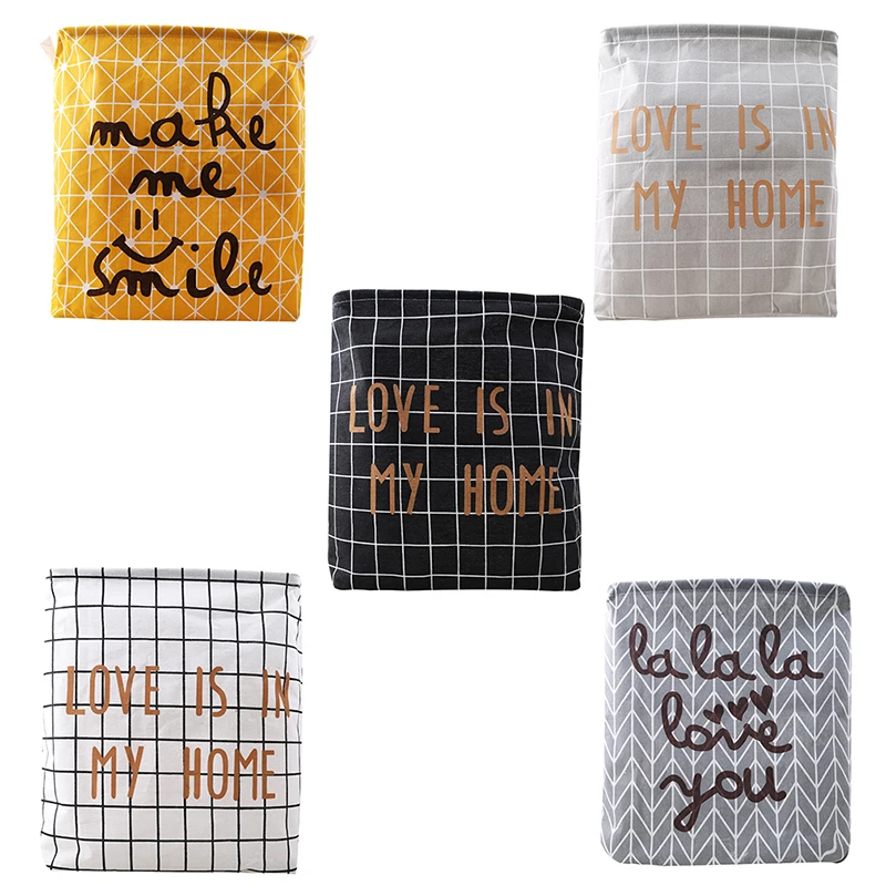 Новейший популярный простой льняной держатель для хранения стола в