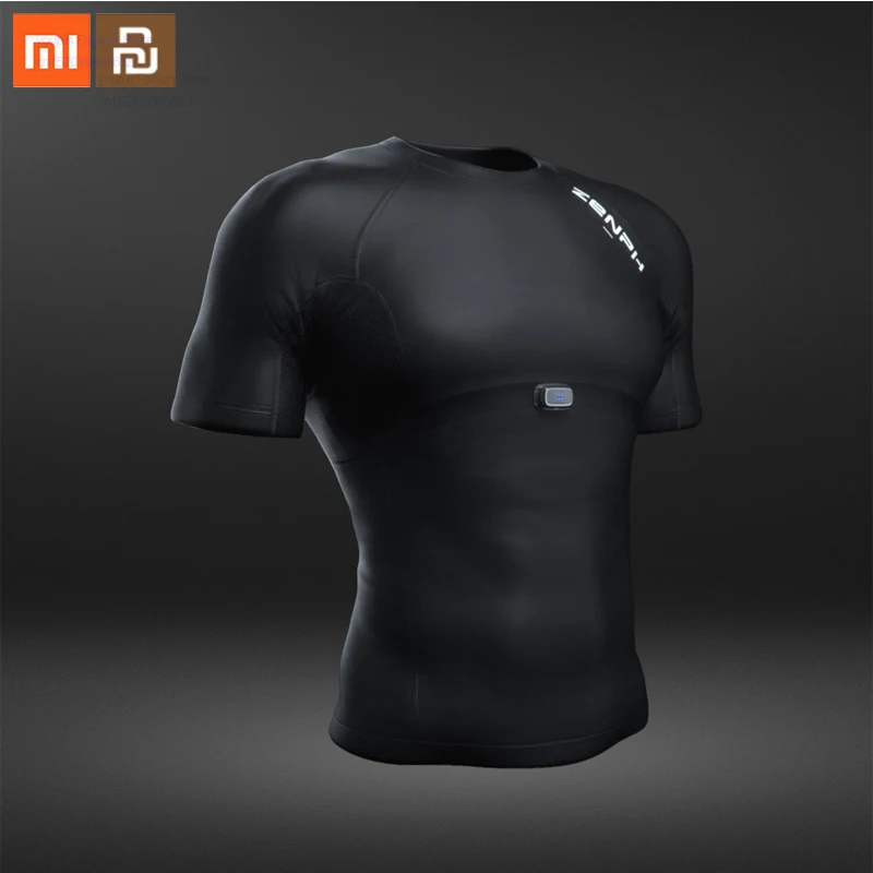 

Мужская Спортивная Футболка Xiaomi ZENPH, высокоэластичная быстросохнущая Спортивная футболка с умным датчиком для бега