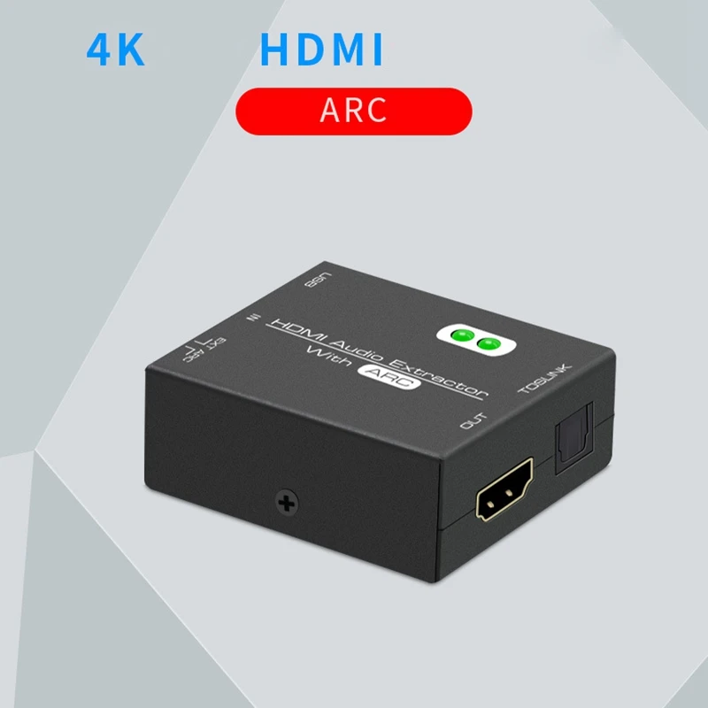 4K HDMI o Extractor конвертер SPDIF 5 1 выход Поддержка ARC функция для ТВ коробки PS4 DVD Blu