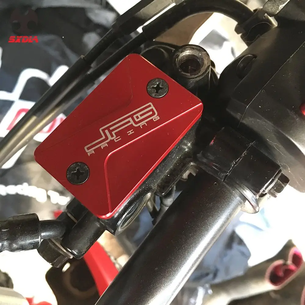 Мотоцикл CNC передний тормозной резервуар крышки для HONDA XR50 XR100 CRM50 XR230 XR400 TRX450R TRX450ER