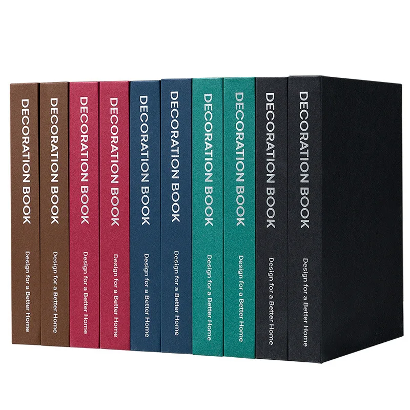 

Simulation Books Nordic Modern Silver Ironing Fair Model Room Coffee Shop Soft Fake Book Decoration Study Desktop Ornaments