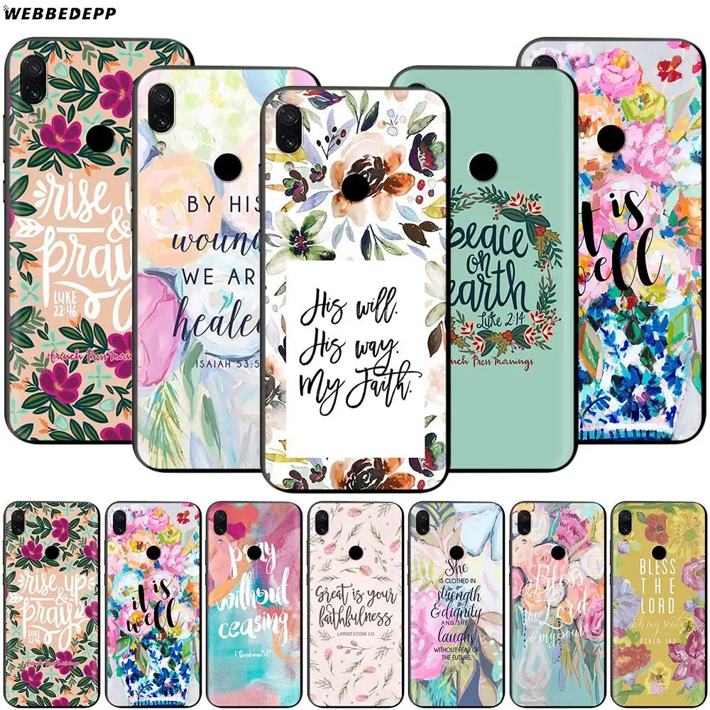 Bible Jesus Christian чехол для Xiaomi Redmi 4A 4X 5 5A 6 6A 7 7A S2 Note Go K20 Pro Plus Prime 8T|Бамперы| |