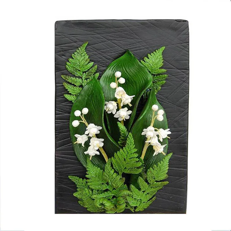 Лист 3D силиконовая форма для торта папоротник лист капкейк шоколада инструмент