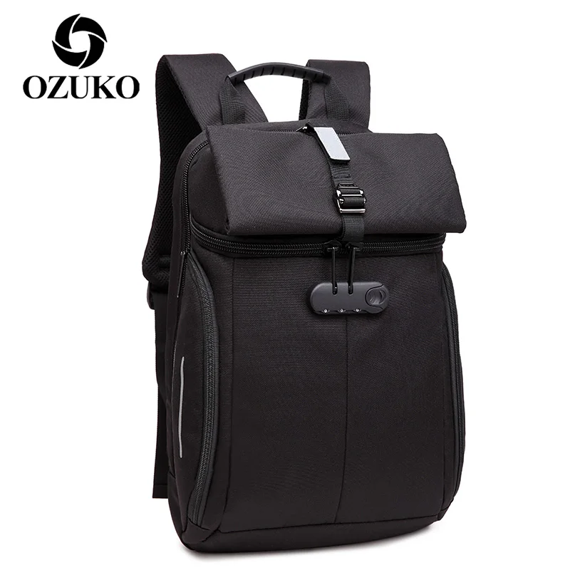 

OZUKO Повседневное рюкзак для Для мужчин Анти-кражи ноутбук дорожная сумка пакет человек многофункциональные сумки школьный портфель для под...