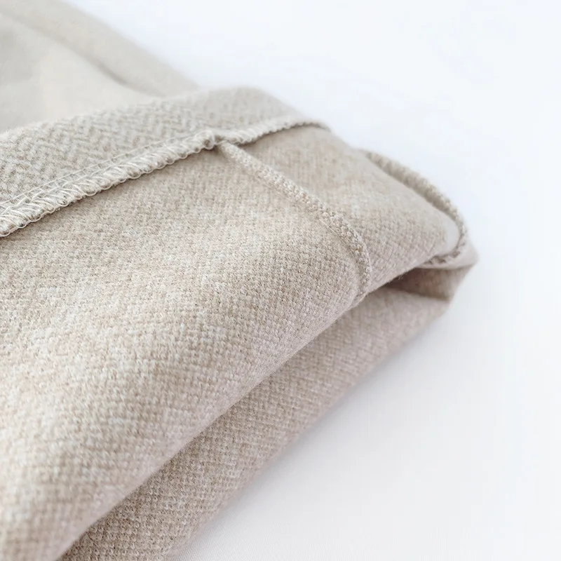 Толстые шерстяные брюки 2020 новые весенне Осенние Теплые женские с высокой талией