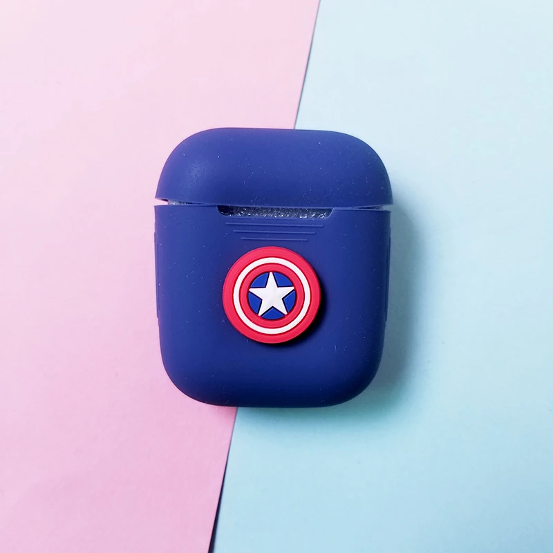 ТПУ силиконовый Bluetooth беспроводной чехол для наушников Защитный чехол для Airpods кожа аксессуары для Apple Airpods зарядная коробка - Цвет: 27