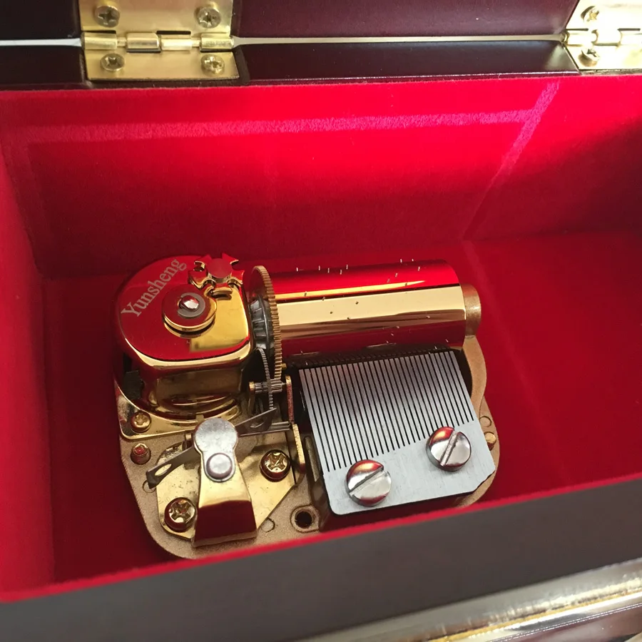 Музыкальная шкатулка Lilium Elfen деревянная музыкальная из бука твердой древесины