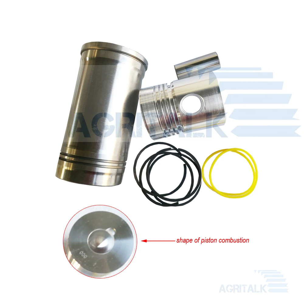 Комплект поршней, поршневых колец, подкладки и поршневых штифтов, уплотнительное кольцо для Xingtai XT120 с резьбой/Xingtai XT140 с DLH1