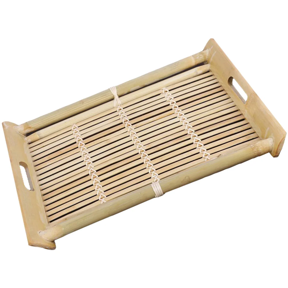 1 шт. лоток стильный Гладкий специальный для фруктов бамбуковая тарелка