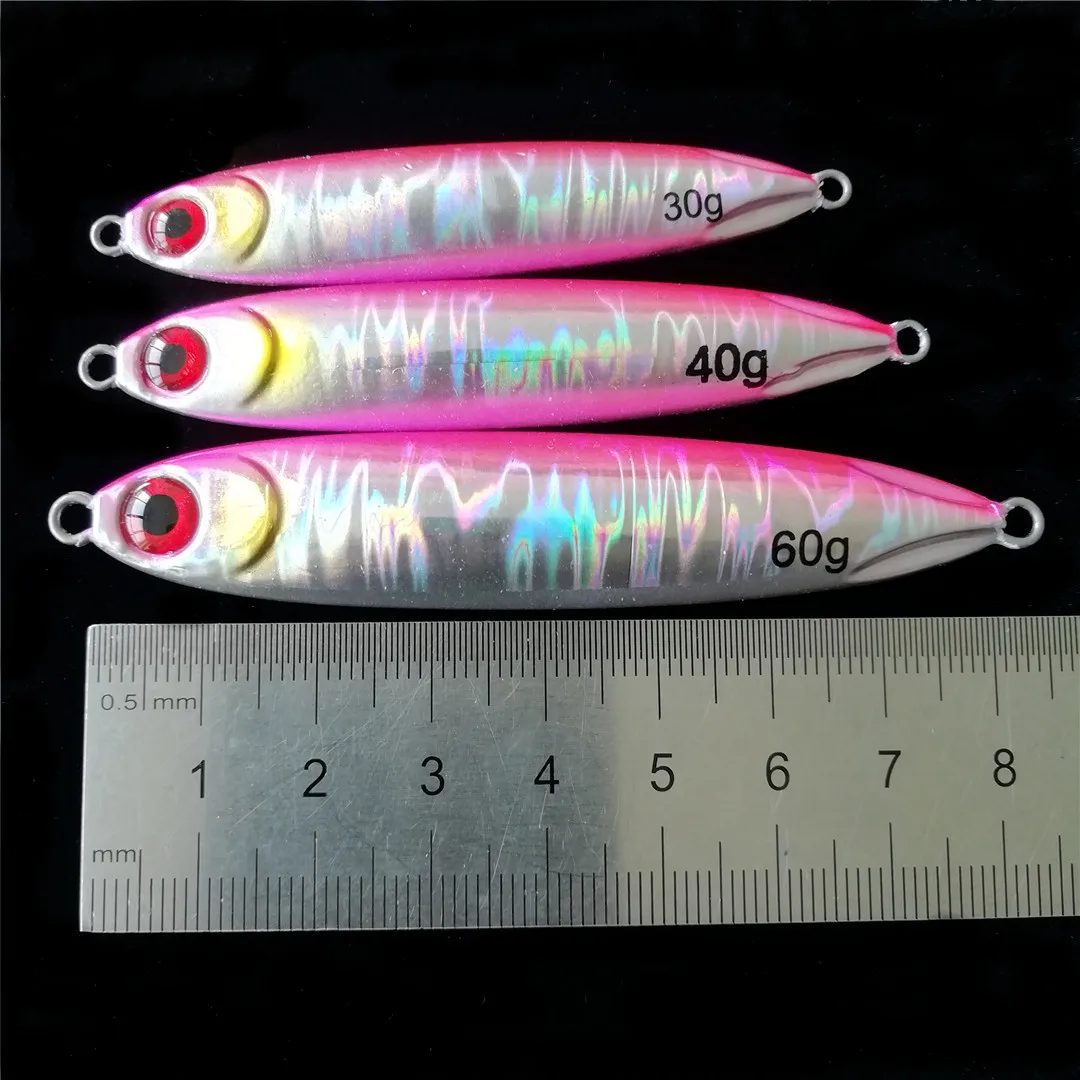 

Swolfy 6pcs 30g 40g lead jig metal jig Artificial baits fishing lure slow jig Jigging lure slow metal jig fishing jig