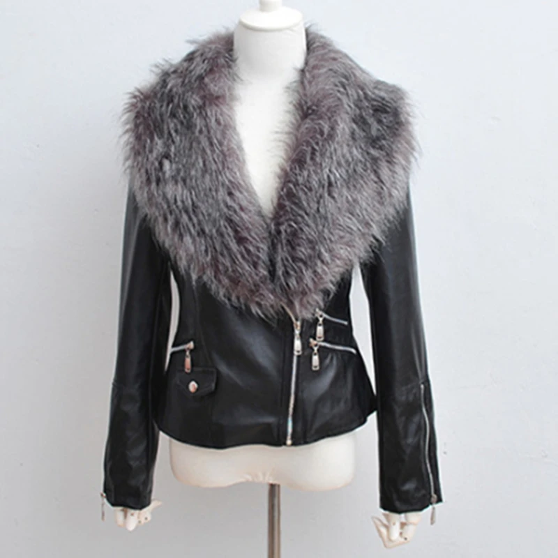 Модное Новое Осеннее Женское пальто большого размера с длинным рукавом высокое