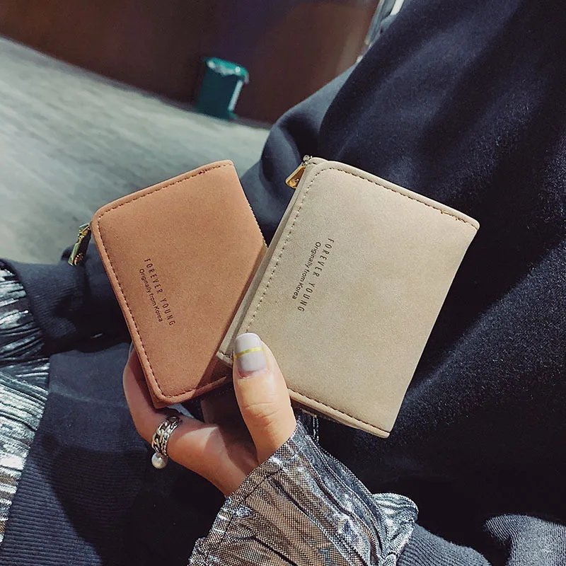 Кошелек женский из искусственной кожи на молнии с отделением для монет несколько