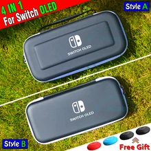 For Nintend Switch OLED Covers Travel Storage Bag/Screen Protect Film/PC Hard Shell For Nintendo Switch OLED Case Accessories