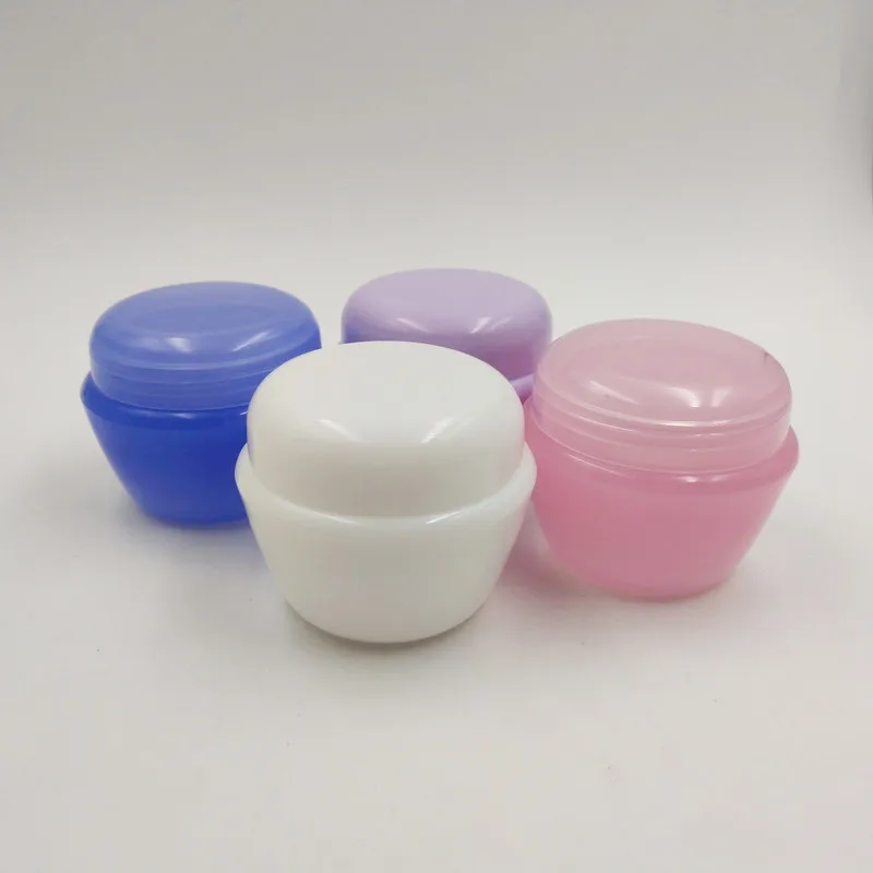 

Free Ship 10pcs/lot 50ml 50g PP Plastic Cream Jars Cosmetic Jars Container Empty Jar Pot Eyeshadow Makeup Face Containers Bottle