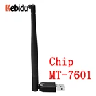 Беспроводная сетевая карта Kebidu, WD-1508D, 150 м, USB 2,0, Wi-Fi 802,11 bgn, LAN-адаптер с поворотная антенна, а также для ТВ-приставки, MT-7601