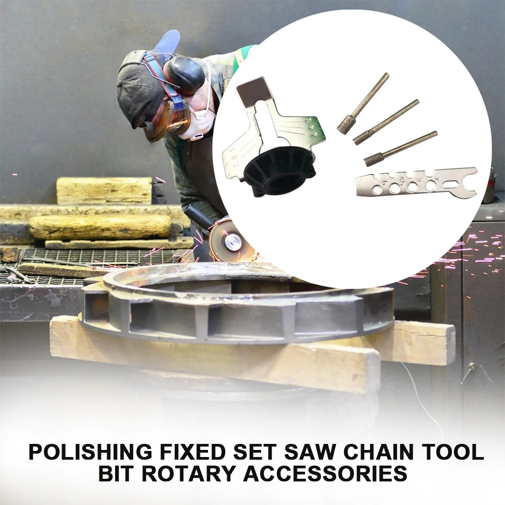 

Electric Saw Grinding Tool Set Electric Grinder Grinding And Polishing Fixed Set Saw Chain Tool Bit Rotary Accessories