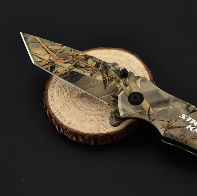 Бесплатная доставка Realtree Ap Camo охотничьи ножи Многофункциональный нож армейский