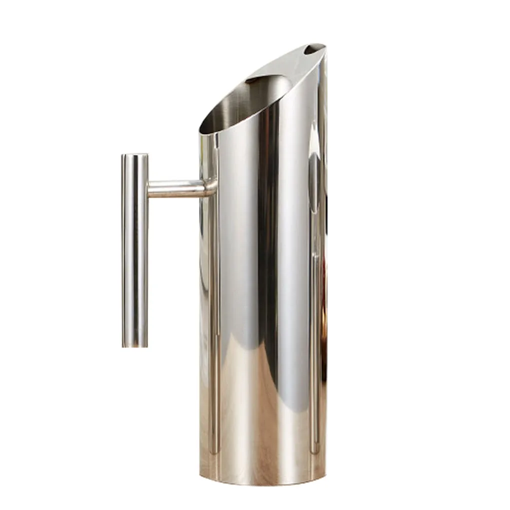 

1L/1.5L/2L Kettle Water Jug Stainless Steel Cold Water Pot Straight Ice-resistant Jug Kettle Home Drinking Tools Juice Container