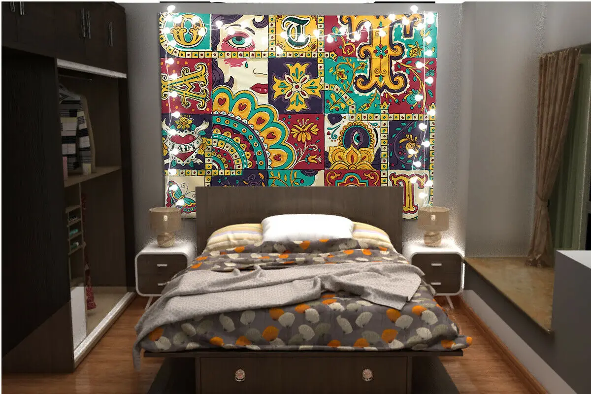 Искусственный настенный подвесной диван стол покрывало для кровати домашний