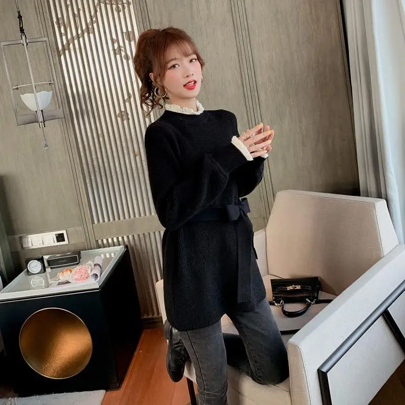 2021 Новое Пальто Поддельные два свободные иностранный стиль весна и осень красный