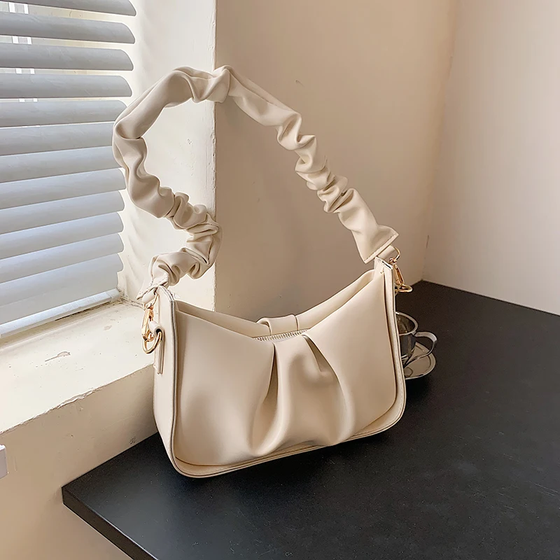 

Womens Luxury Designer Handbags 2021 Hot Sale Fashion Ladies Solid Color Shoulder Bag Soft PU Ladies Casual Retro Handbags Purse