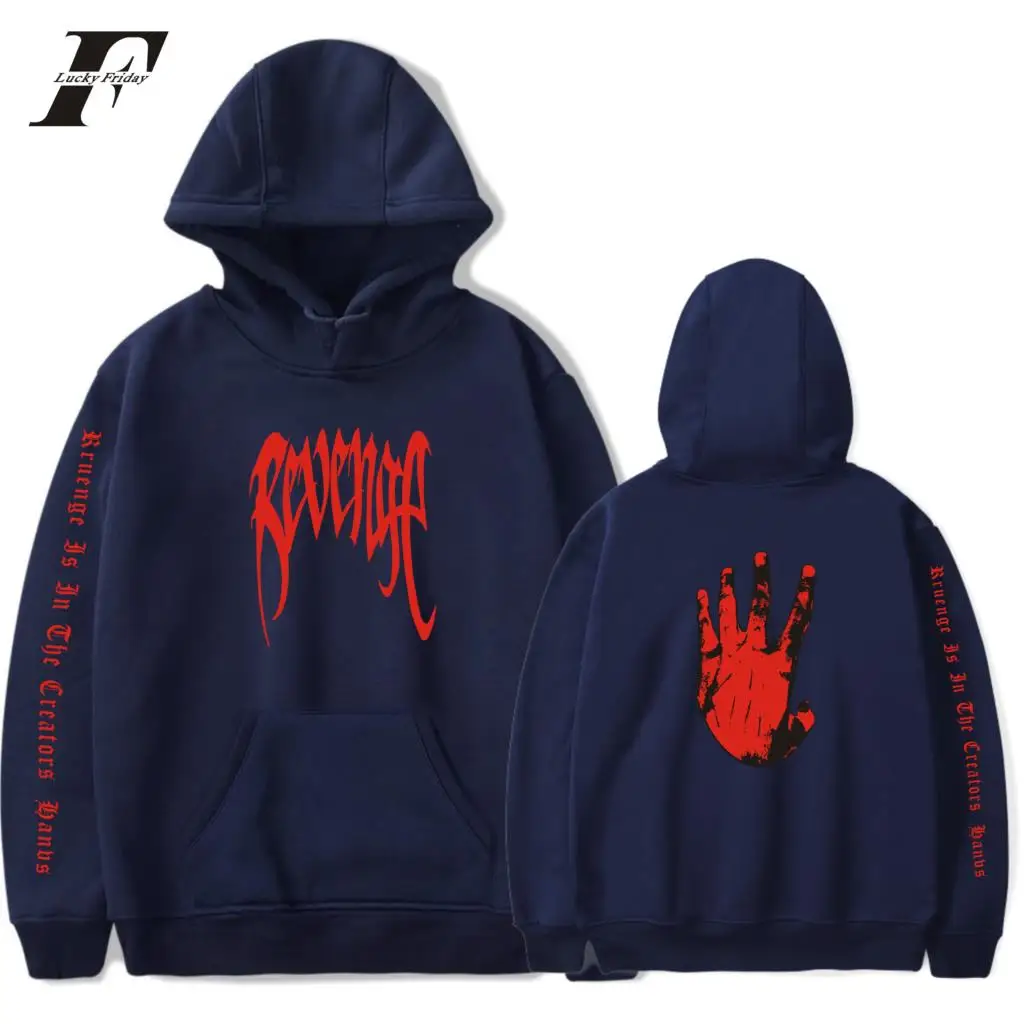 Толстовка Xxxtentacion для мужчин и женщин месть модные худи в стиле хип-хоп здоровья