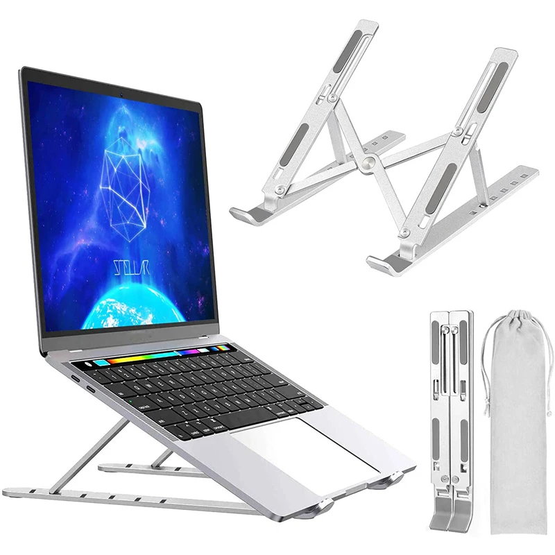 

17inch Laptop Stand Cooling Stand Folding Adjustable Desktop Portable Holder For Office Student Library Desktop Advanced etc