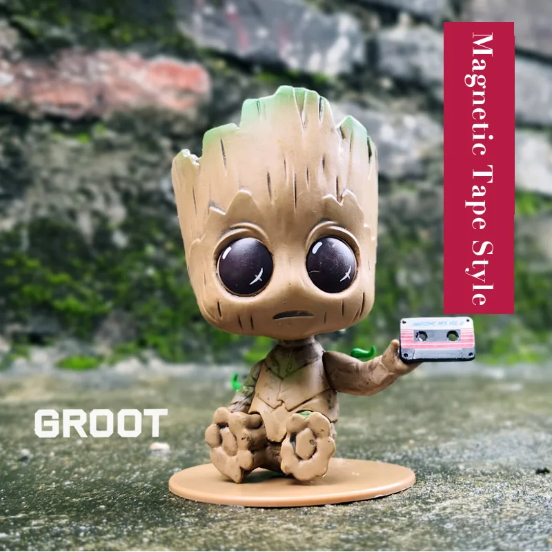 Marvel Avengers HT Grut дрожащие куклы Декорации для салона автомобиля орнаменты