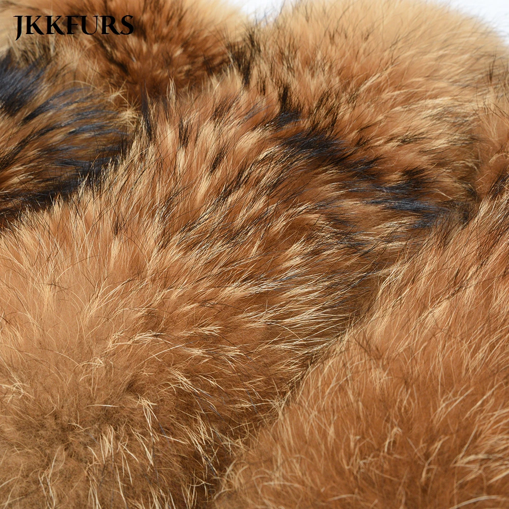 2021 New Arrivals Women Real Raccoon Fur Vest Winter Thick Warm Fashion Gilet Waistcoat 3 Rows S1150A | Женская одежда