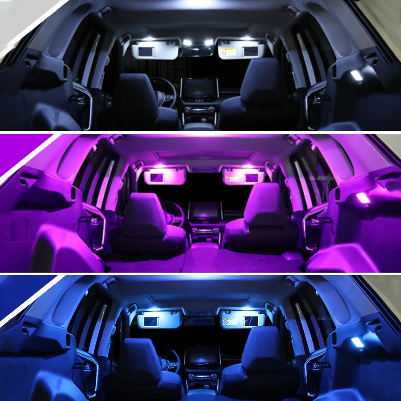 Для Toyota Rav4 для Previa Rav 4 XA50 2019 2020 2021 6 шт. ошибок светодиодный интерьер автомобиля