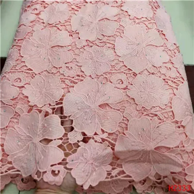 Tissu africain broderie coton нигерийский шнур кружевной ткани высокое качество Гипюр Вышивка Французская ткань кружево для вечернего платья - Цвет: As Picture