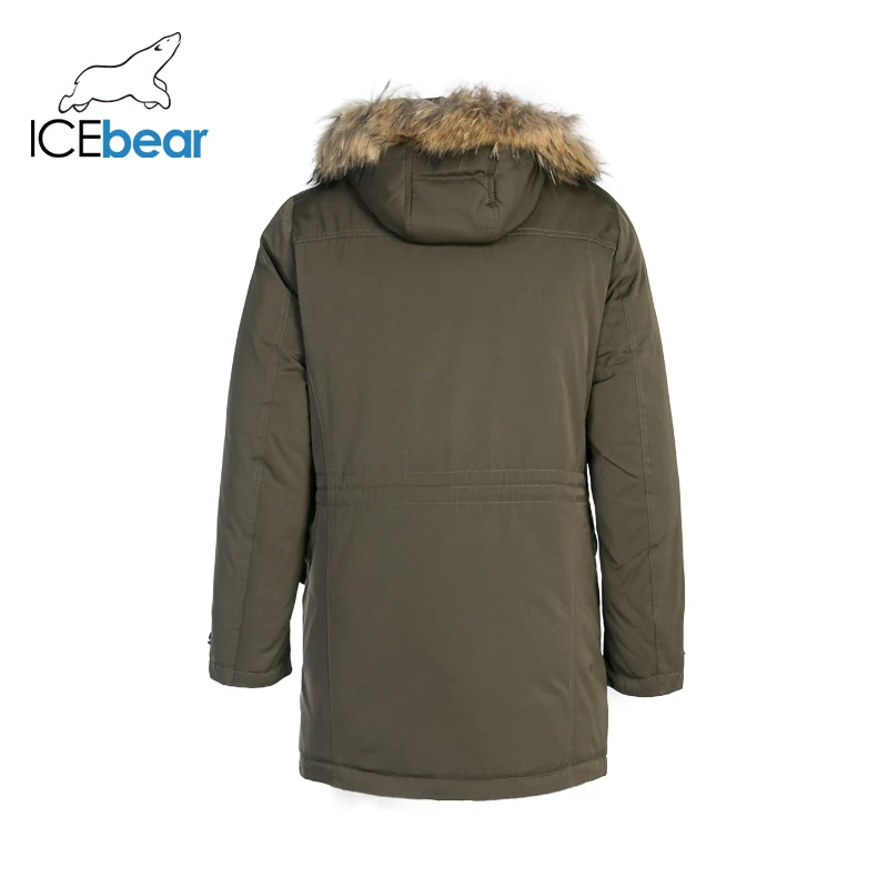 ICEbear пуховик мужской зимний длинный красивый мужской жакет высокого качества теплая верхняя одежда пальто для мужчин MPN317938