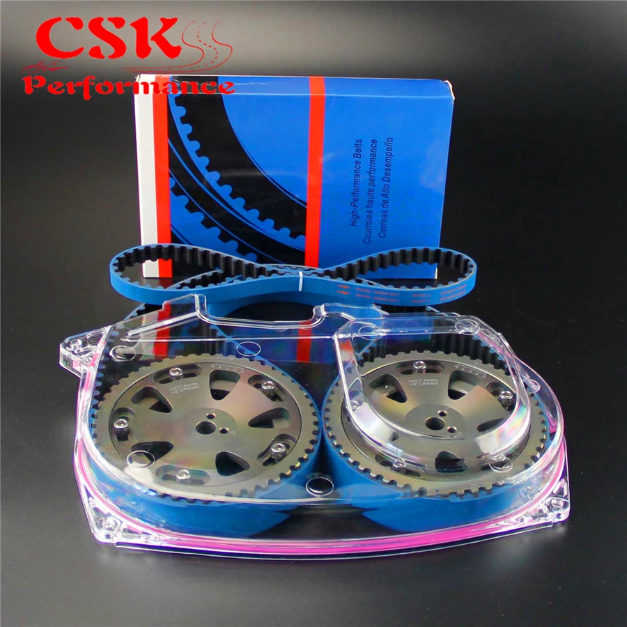 Ремень ГРМ с балансировкой + шестеренка для камеры Штатив Lancer EVO 9 IX 4G63|clear cam cover|cam