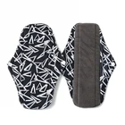 Прокладки гигиенические Моющиеся Прокладки для трусиков тканевая менструальная прокладка многоразовые разноцветные бамбуковые угольные салфетки для мамы менструальные гигиенические S M L